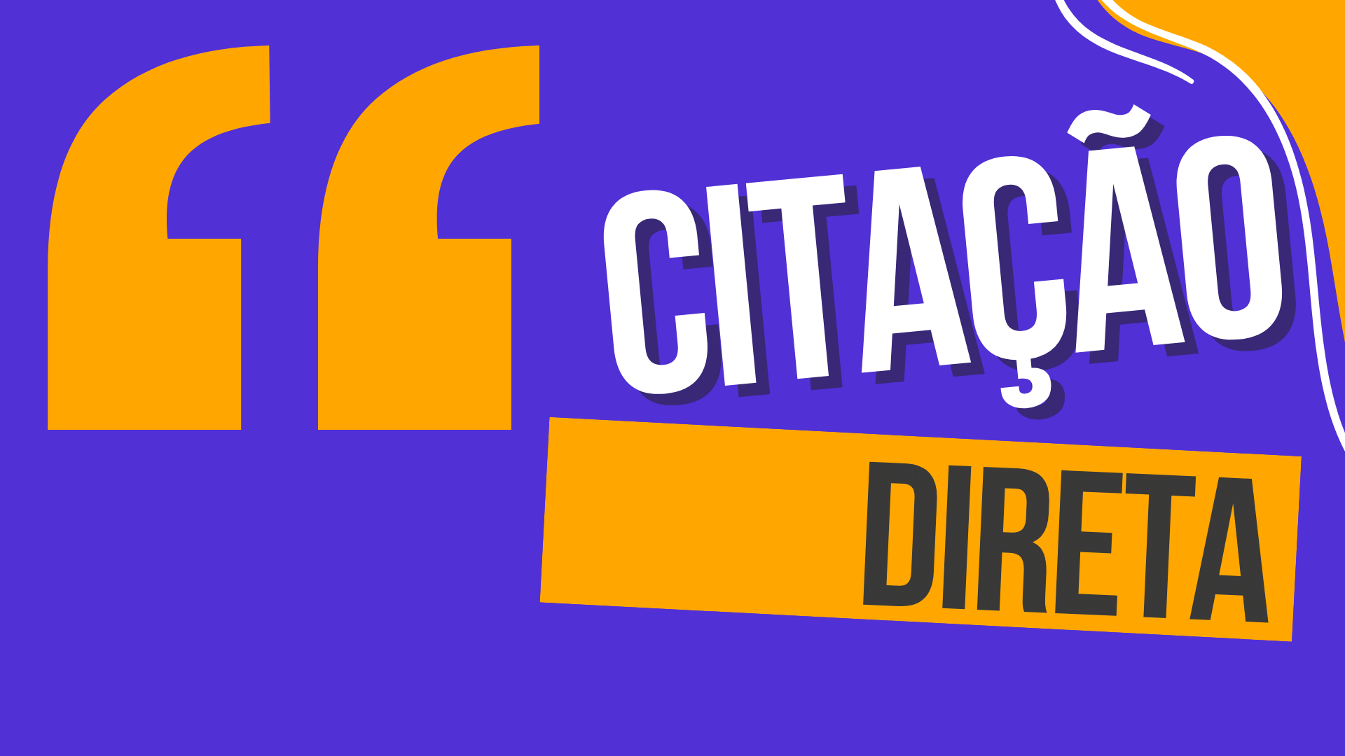 Citação Direta em TCC e Monografia