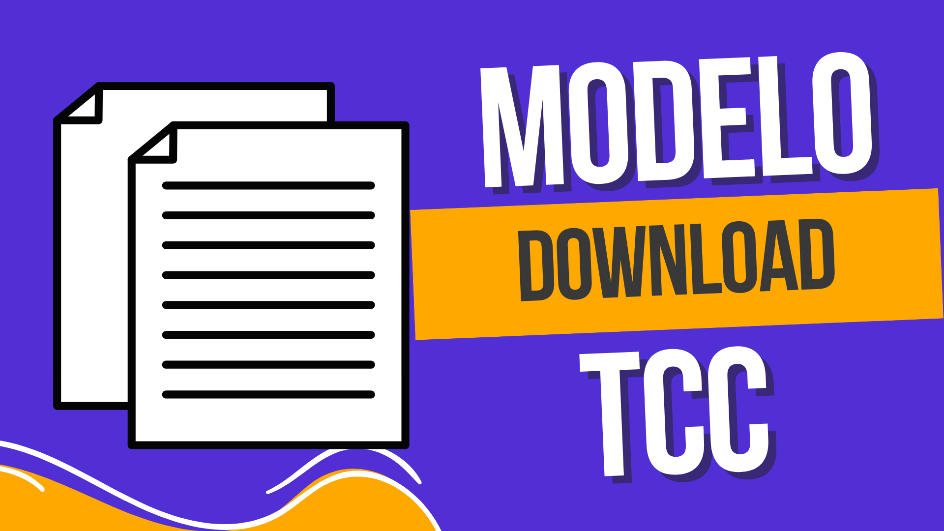 Download Modelo de TCC Monografia em WORD
